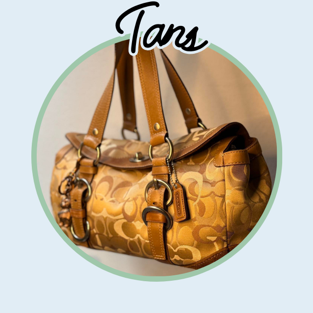 Tan Beige Y2K Vintage Coach Bags Purses