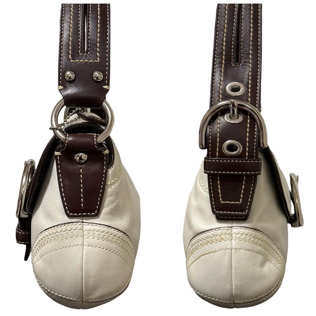 Coach Soho White & Brown 10577