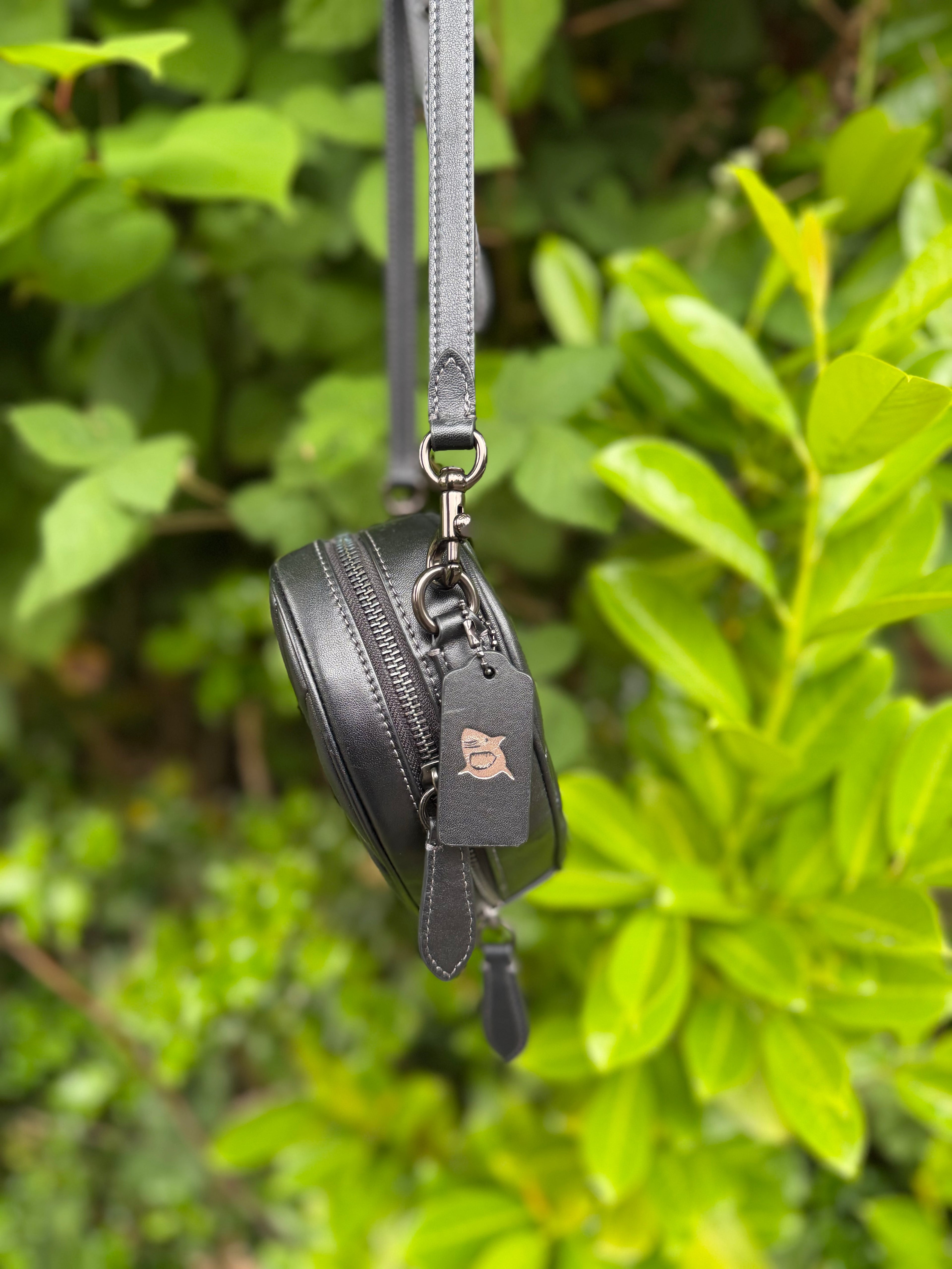 Heart Crossbody Bag with Nappa Leather Quilting