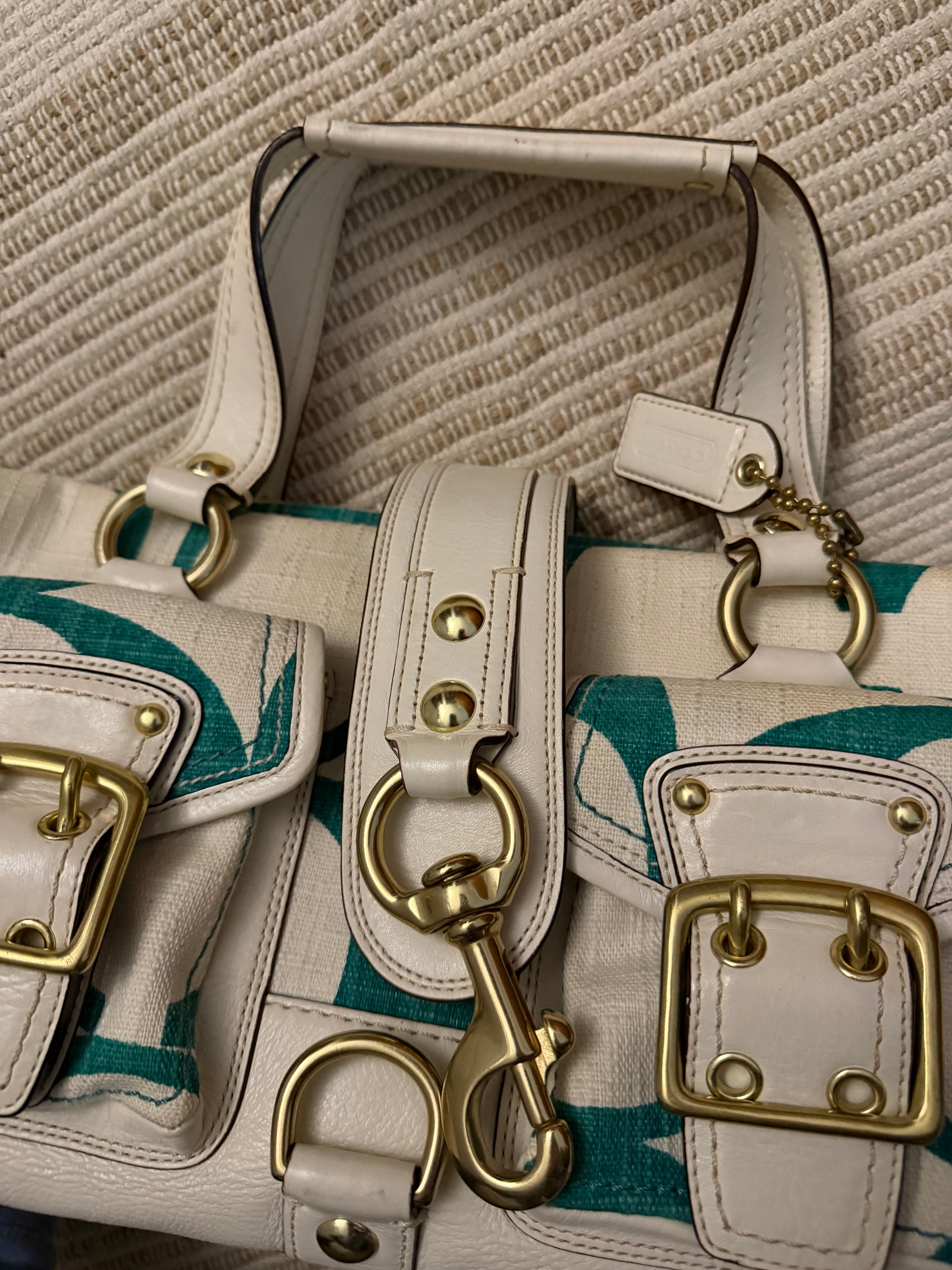 Coach 10827 Legacy Mandy Satchel Bag 65th Anniversary Vintage Y2K Denim