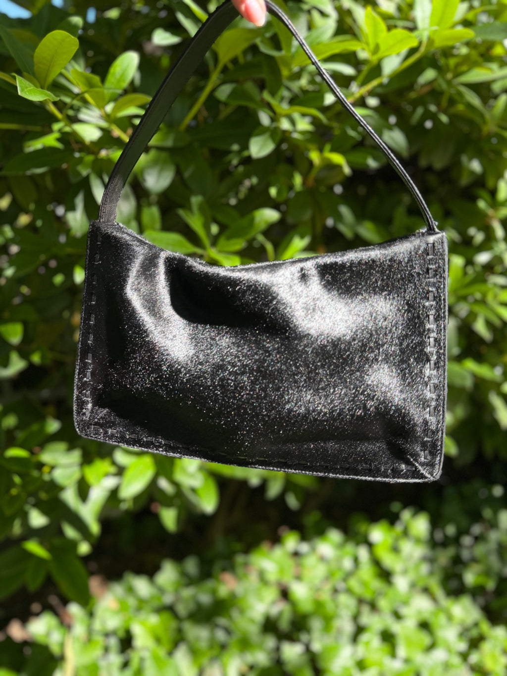 Vintage Coach 9469 Black Pony Hair Calf Hair Leather Shoulder Bag Rare