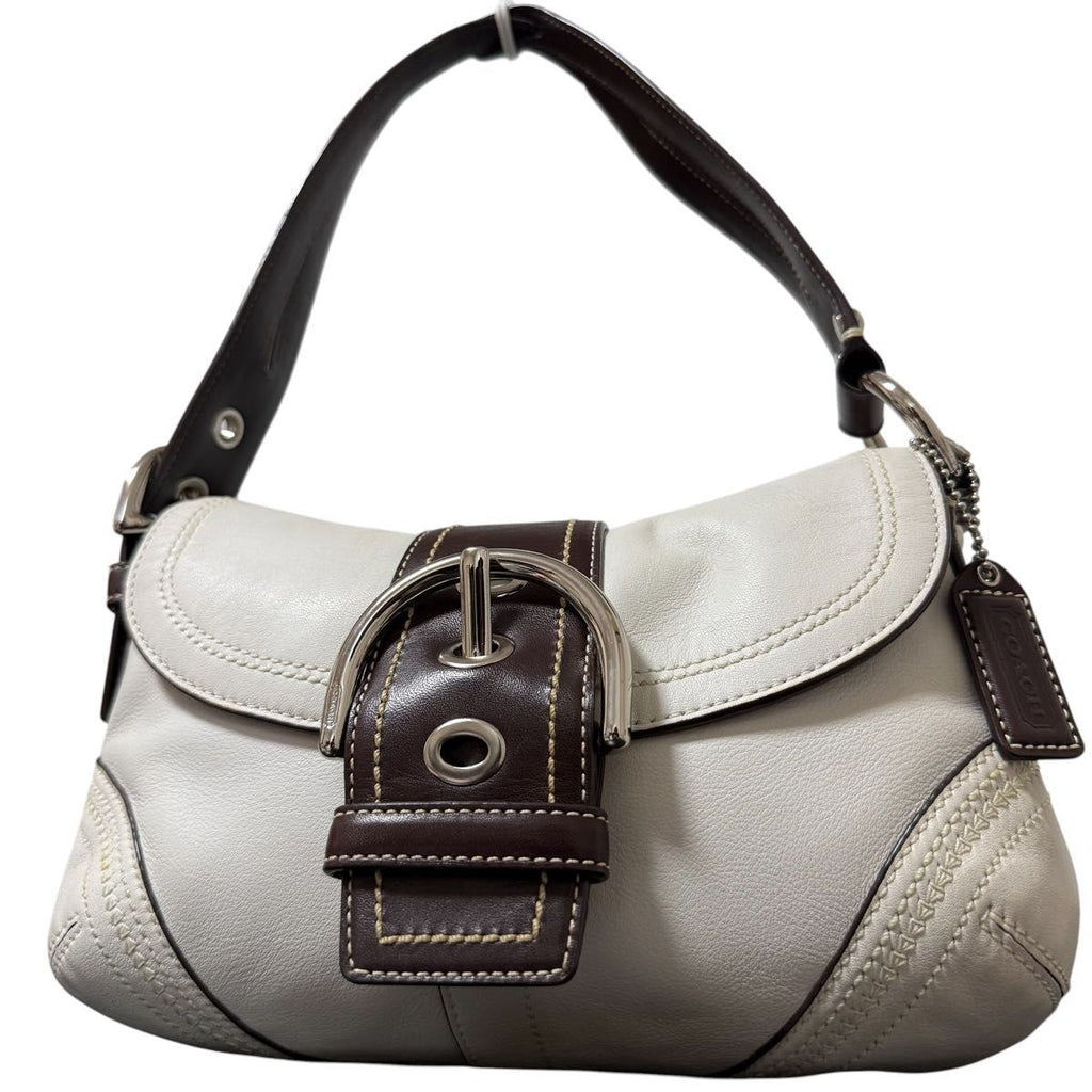Coach Soho White & Brown 10577