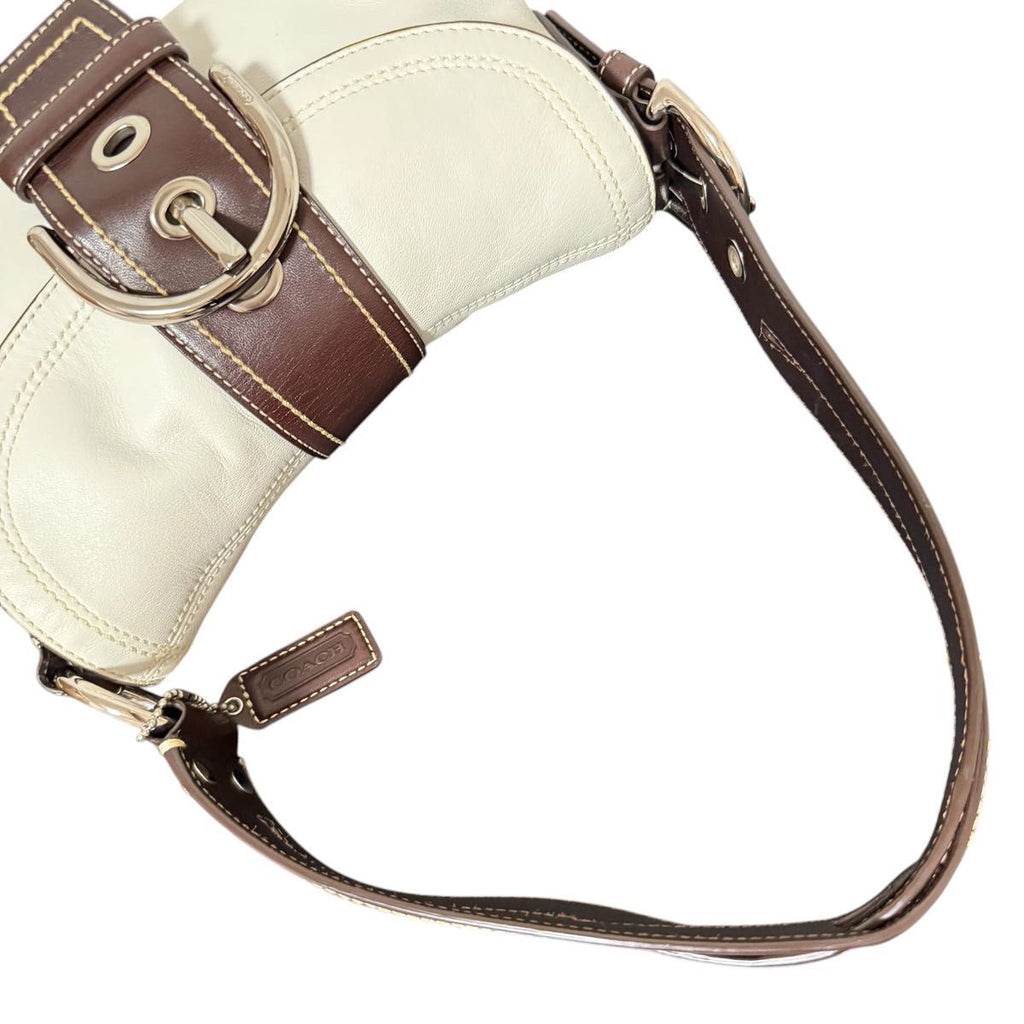 Coach Soho White & Brown 10577