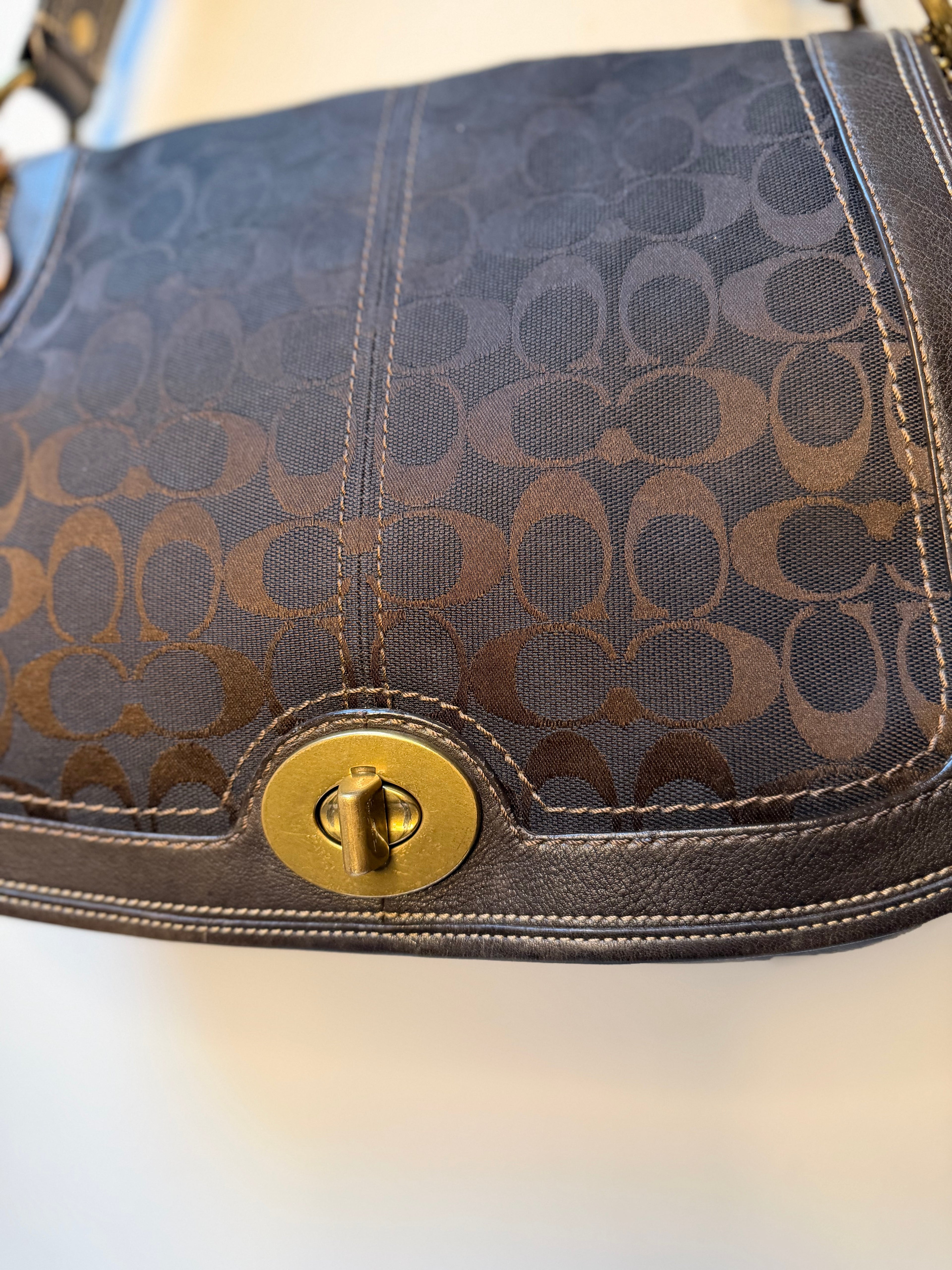 COACH signature Brown 65th Anniversary F11147
