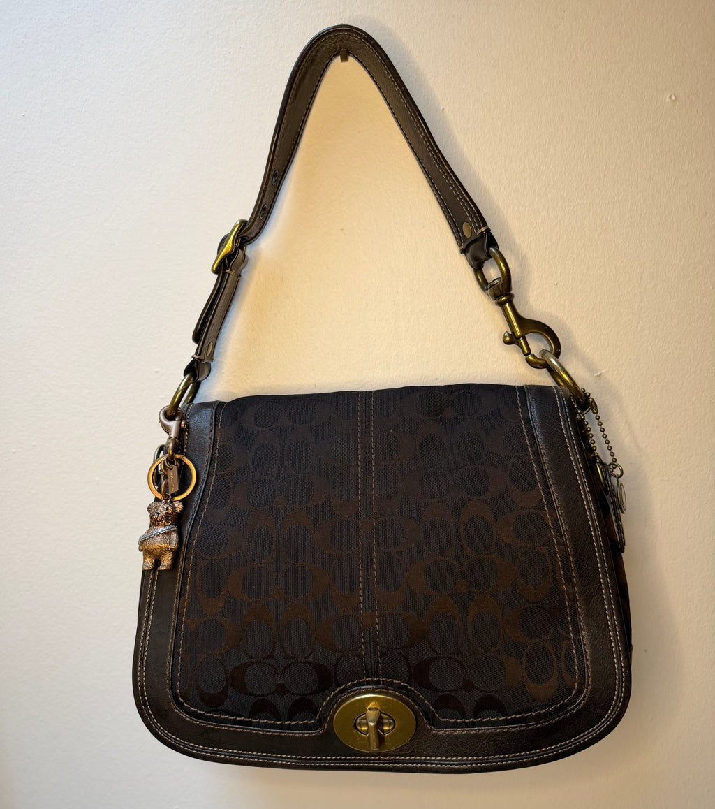 COACH signature Brown 65th Anniversary F11147