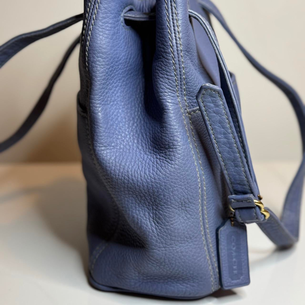 Coach Sonoma Bucket Bag 4923 Periwinkle Cornflower