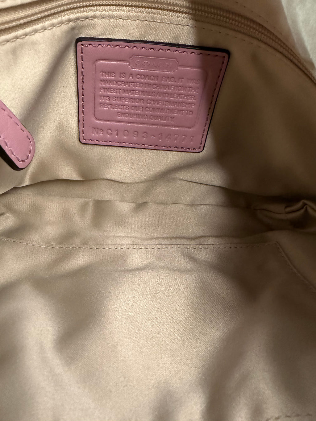 Coach Christine Crossbody Leather Shoulder Bag 14771