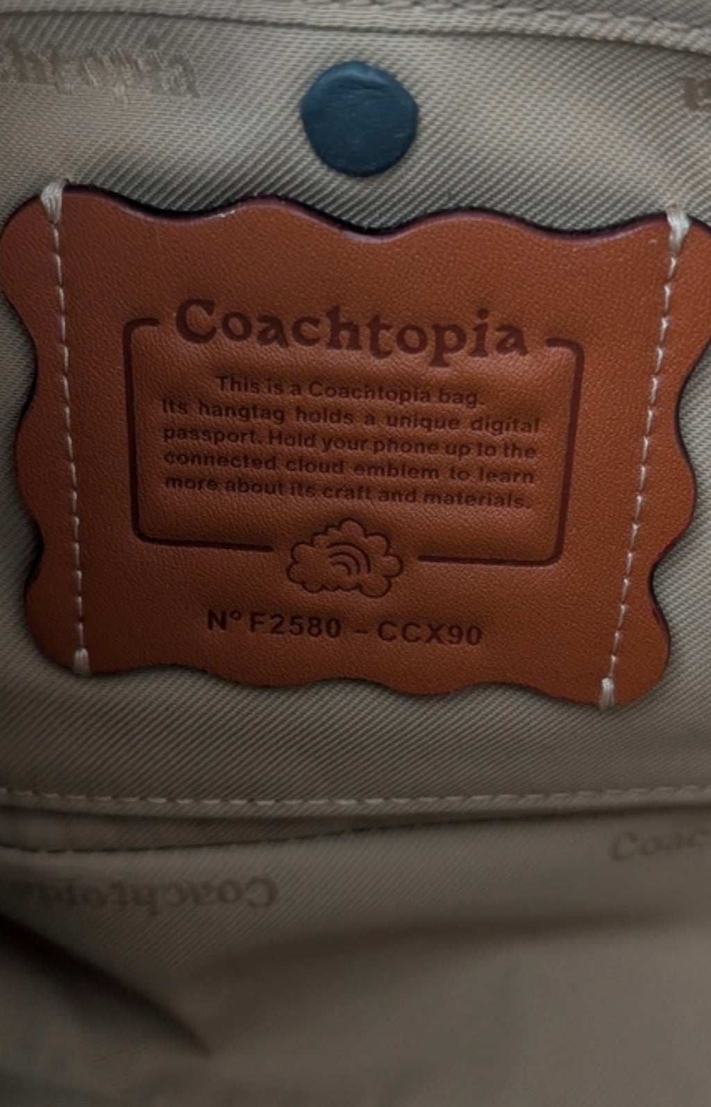 Coach Cargo Shoulder Bag  Signature Denim Coach CCX90