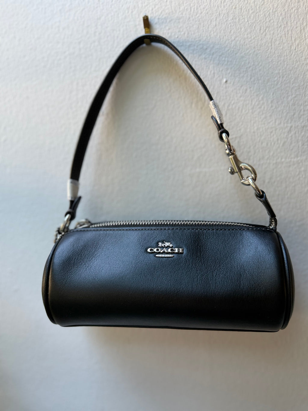 COACH CR830 Nolita Barrel Bag Black