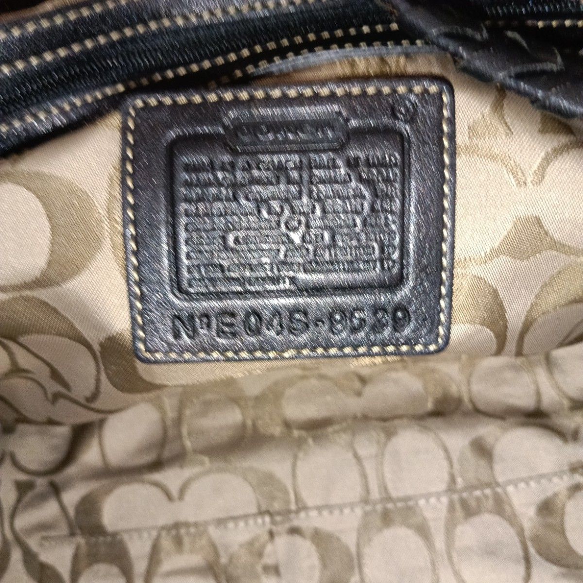 COACH Soho Black Shoulder Bag 9539