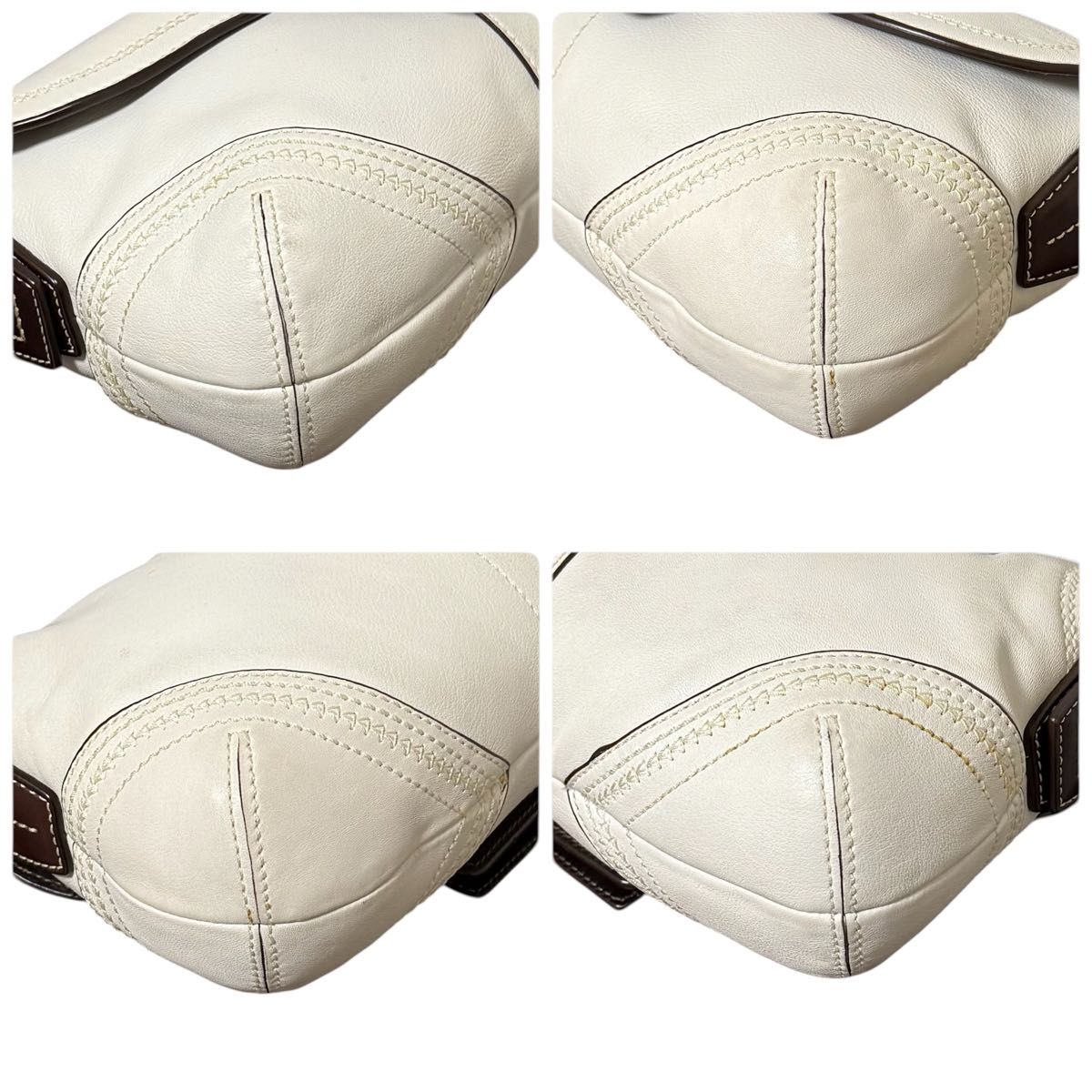 Coach Soho White & Brown 10577