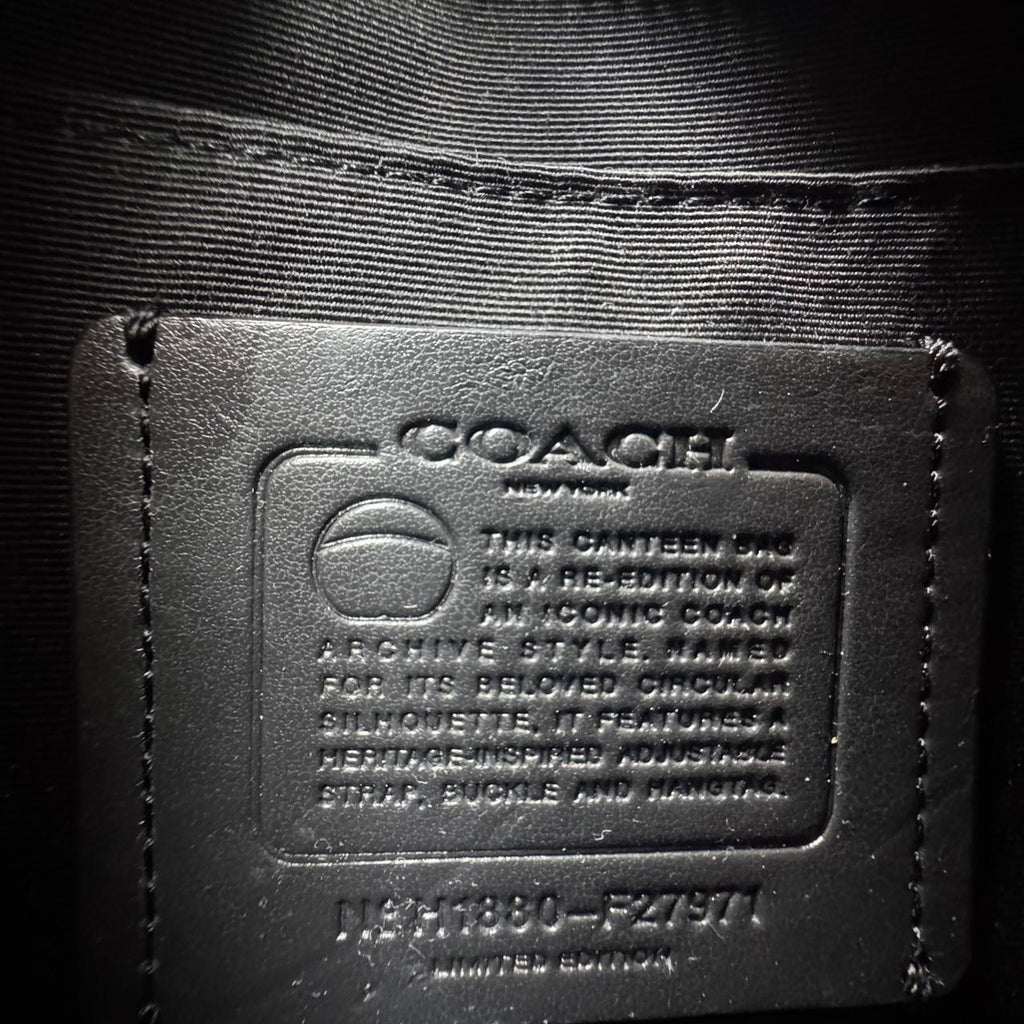 Coach Canteen Bag, Limited Edition Archive Re-Edition, Black, No. K1880-F27971