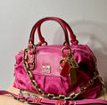 Coach + Wallet Madison Op Art Sabrina Pink handbag satchel 12947
