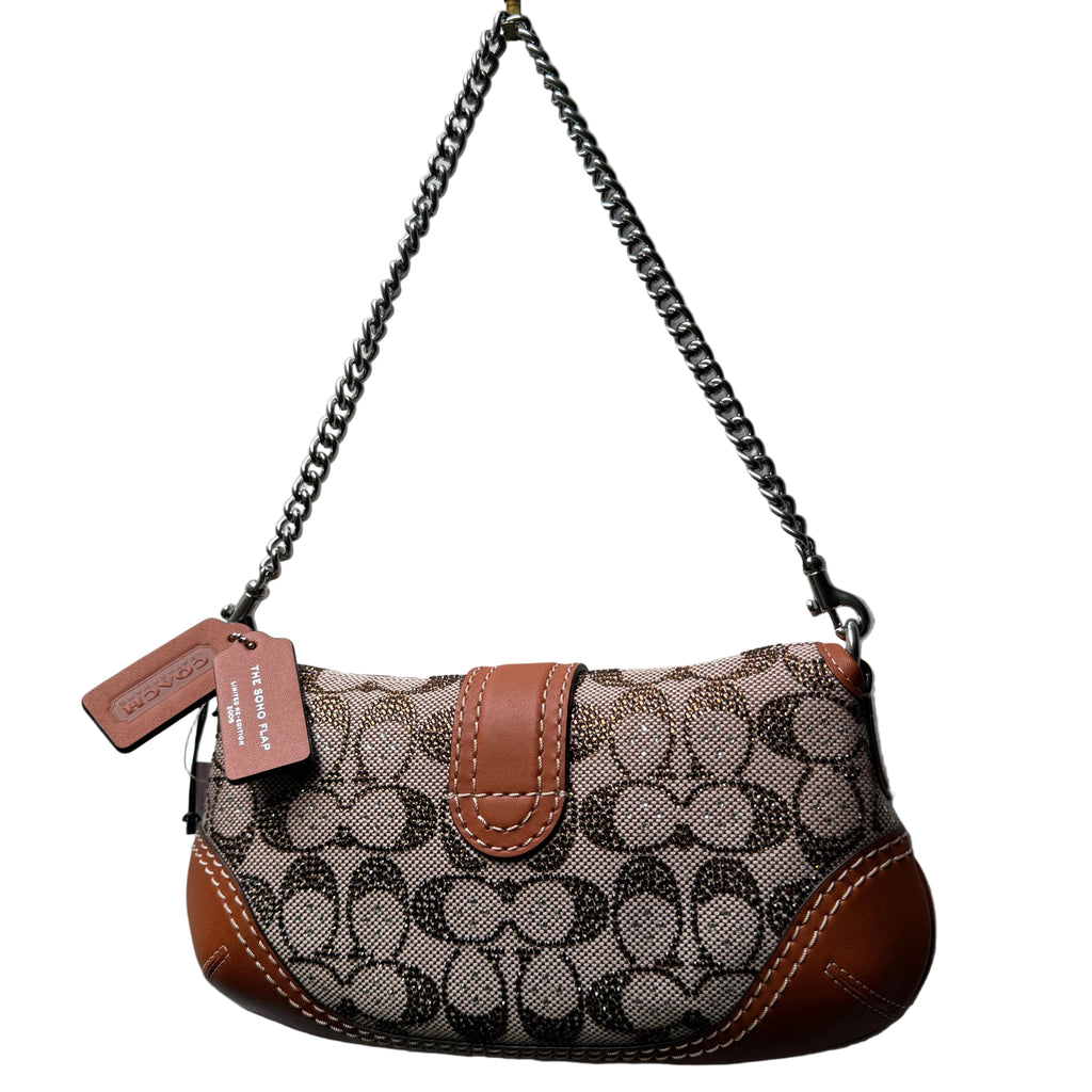 Coach LTD Soho Flap Crystal 25 + Wallet