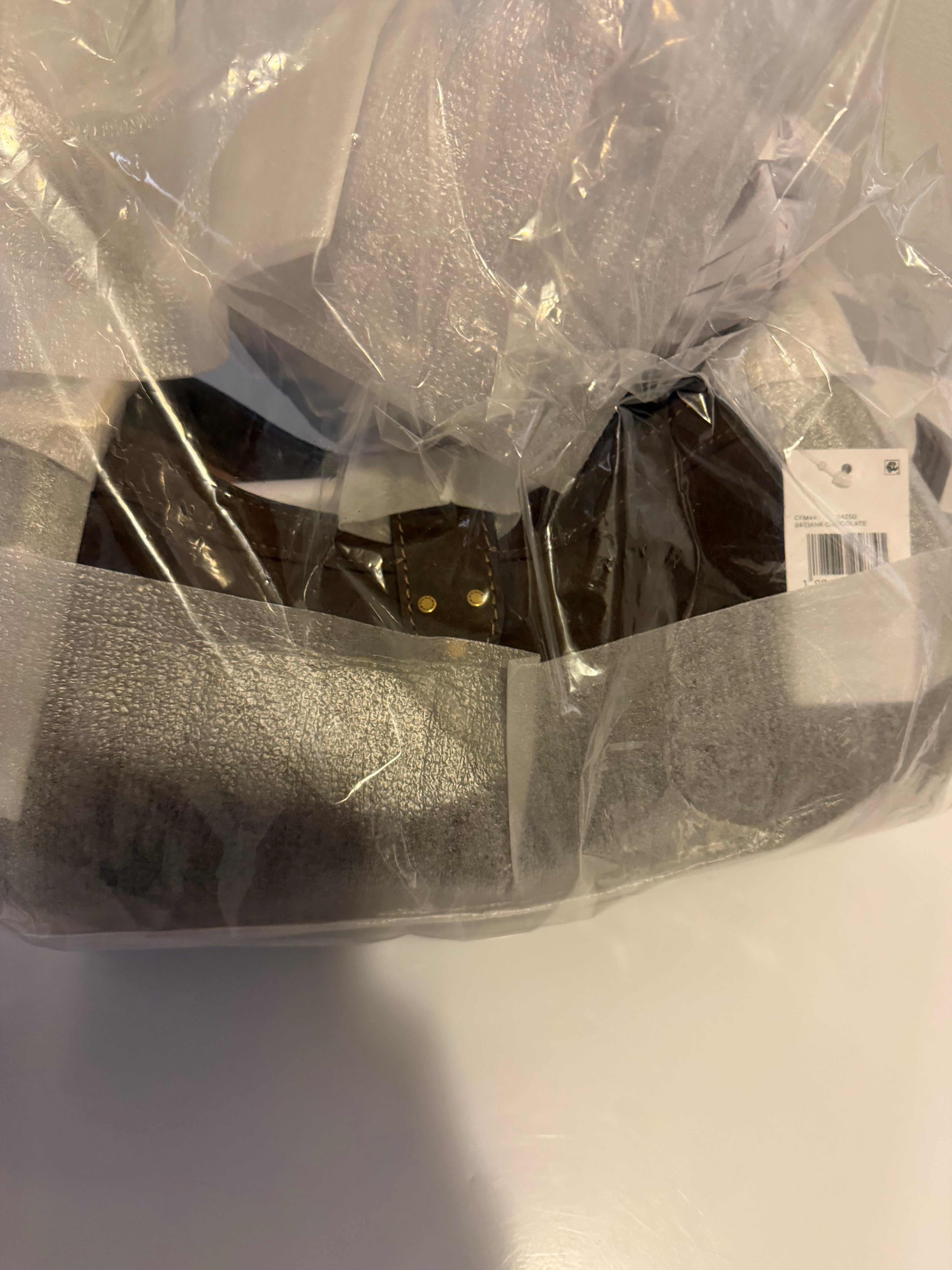 Coach Suede Brown Dark Chocolate Drifter 31