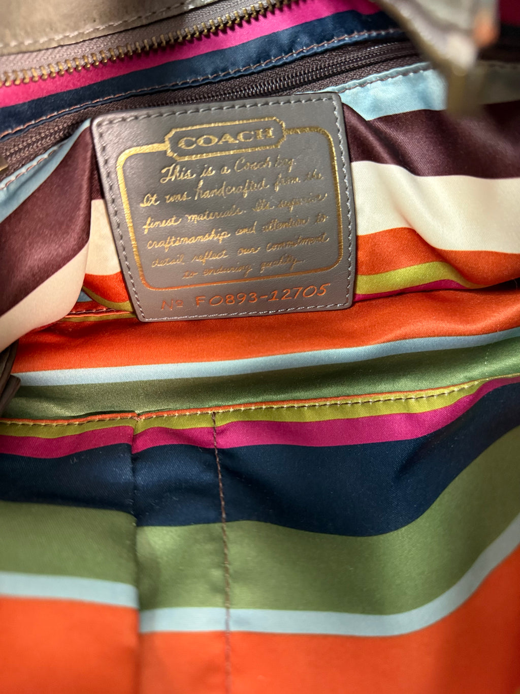 Coach 65th Anniversary Legacy Garcia 12705 Grey & Wallet