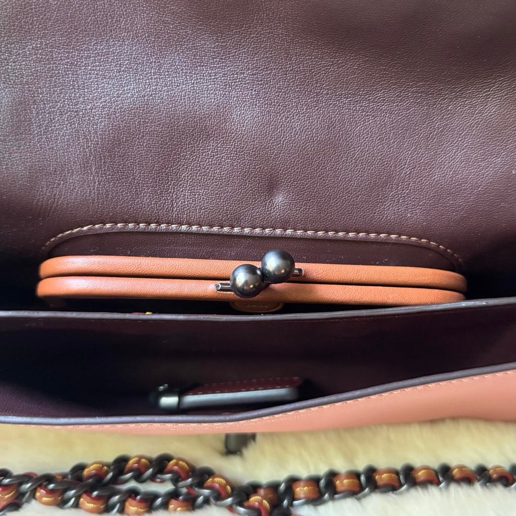 COACH DINKY TEA ROSE CROSSBODY MELON