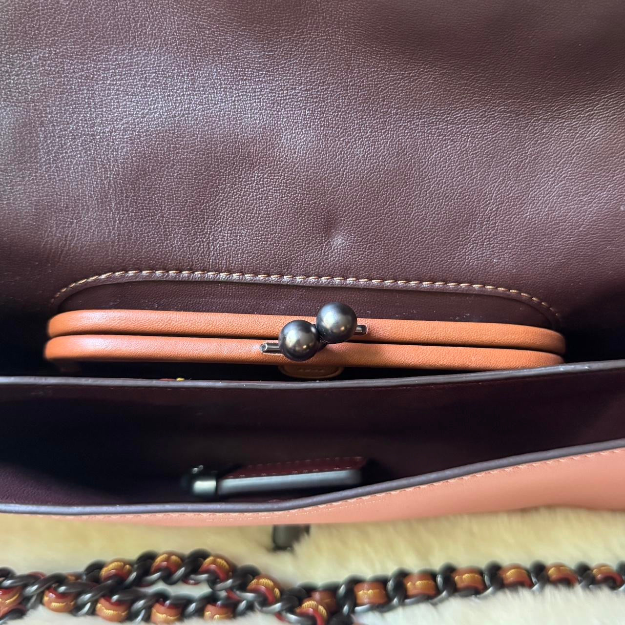 COACH DINKY TEA ROSE CROSSBODY MELON