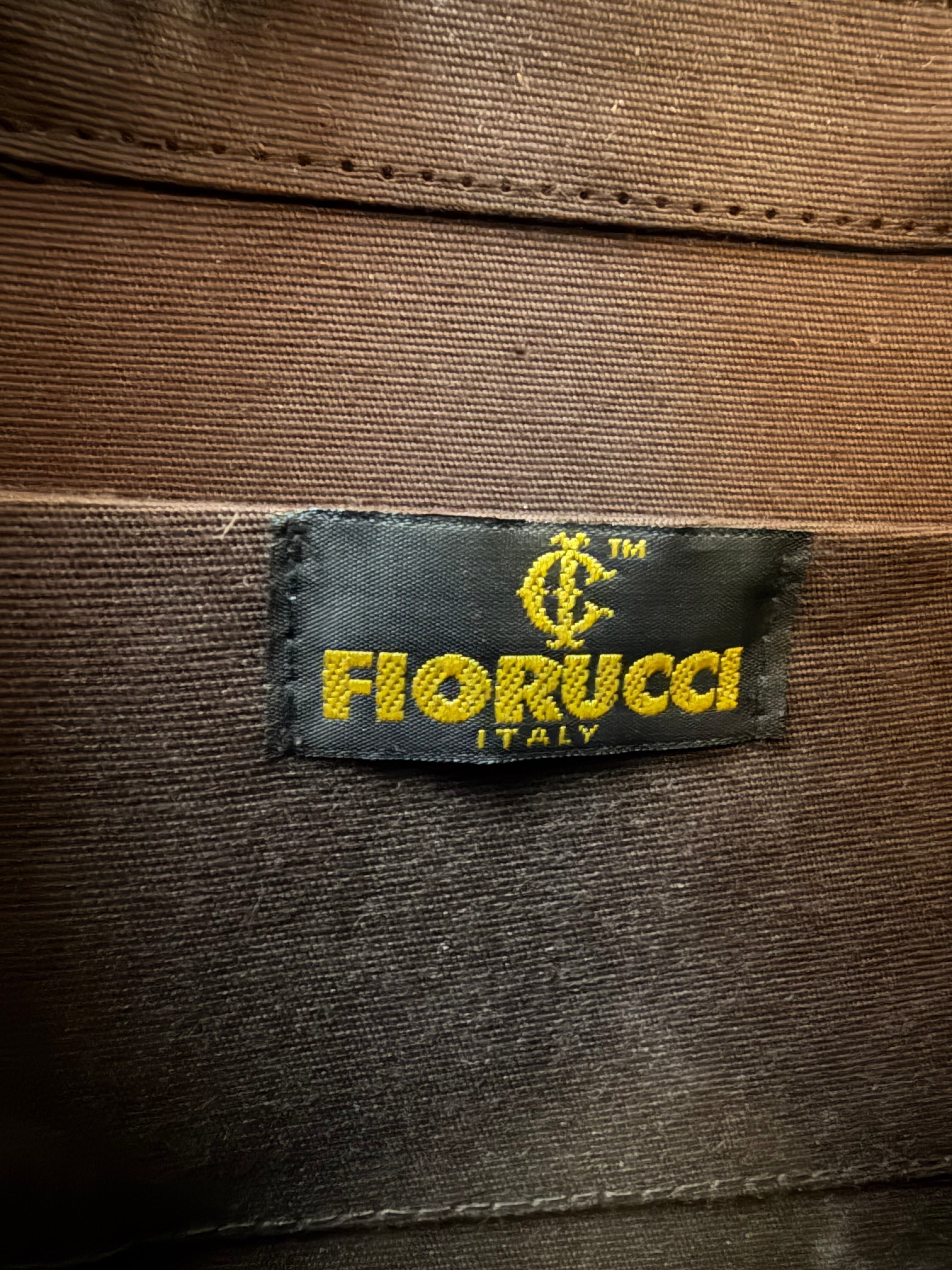Fiorucci Suede Italian Luxury Mini Tote Flap Crossbody