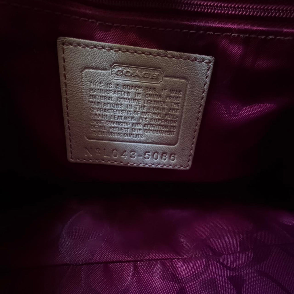 Coach Studded Mini Heart Boston Satchel & Wristlet