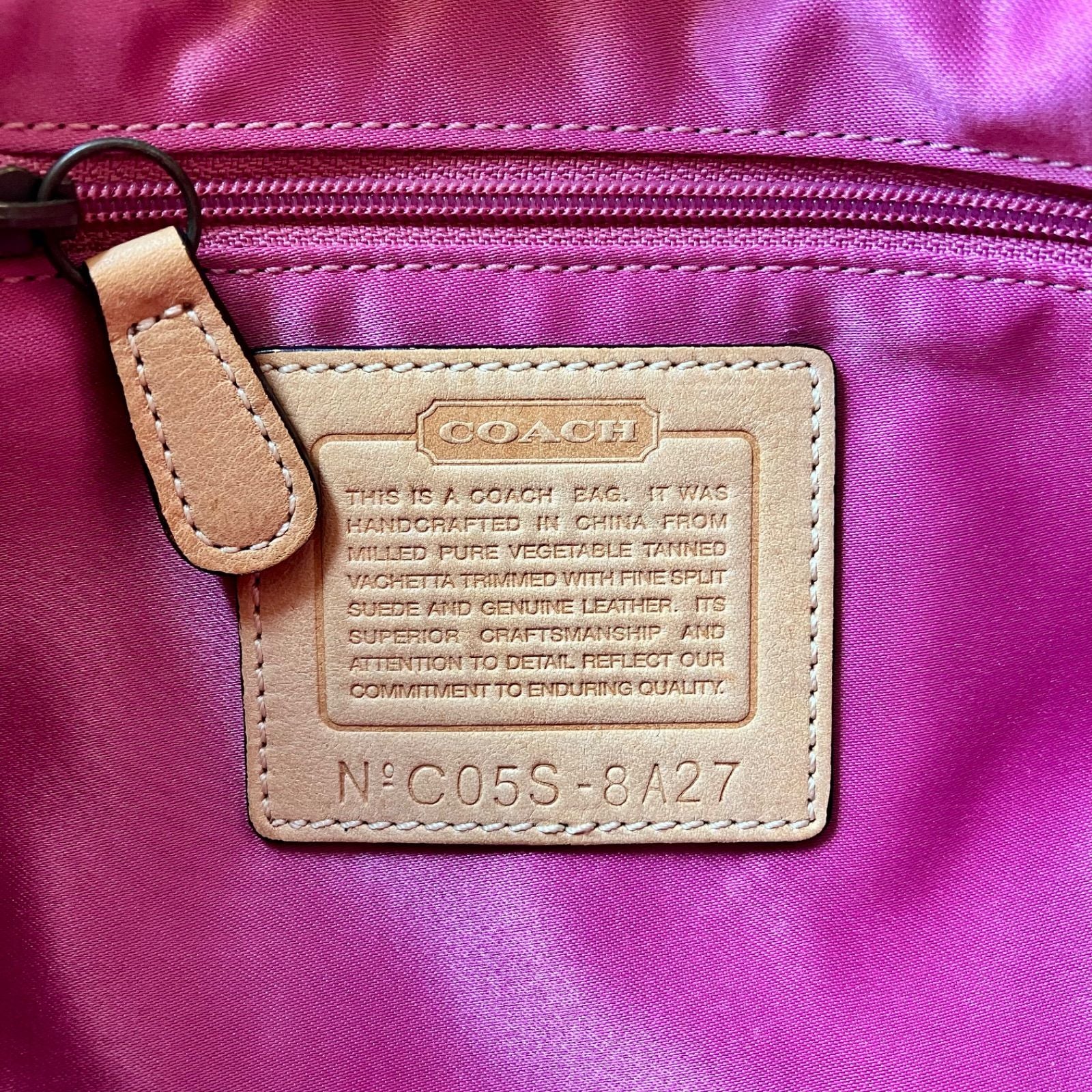 Coach 2005 Soho Studs & Swarovski Crystal Distressed Vachetta Leather Demi Bag