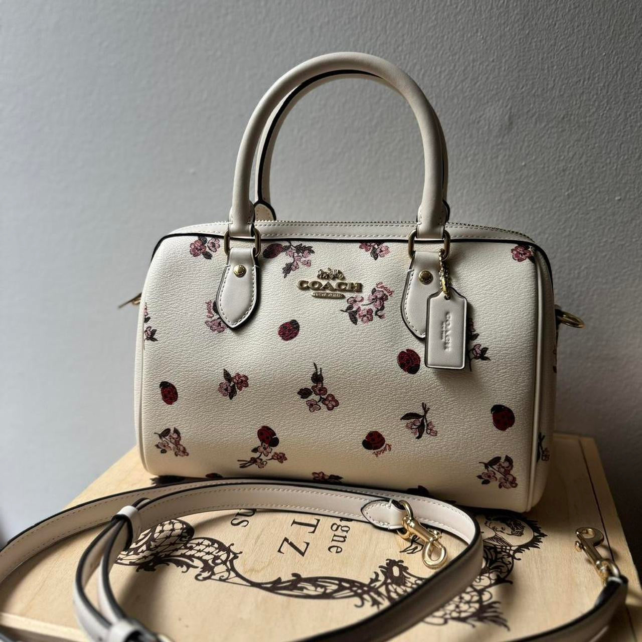 Coach Lady Bug coach Rowan & kisslock coin purse