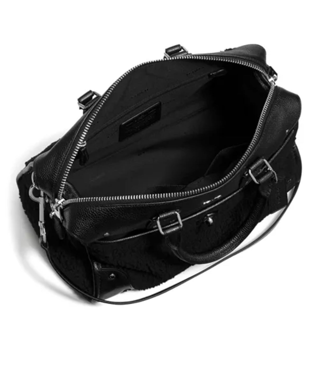 Coach Rhyder Satchel in Shearling