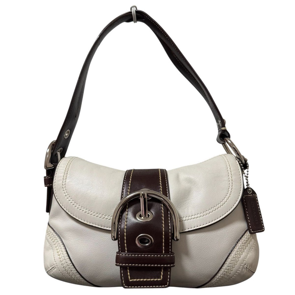 Coach Soho White & Brown 10577