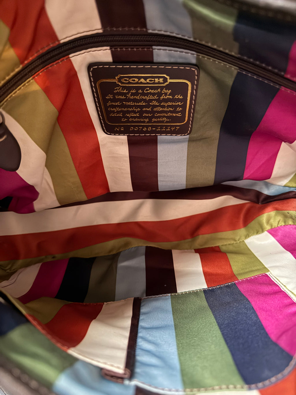 COACH signature Brown 65th Anniversary F11147