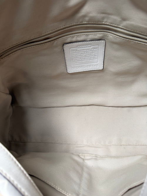 Coach 10145 Chelsea Optic Signature Turn Lock Satchel Handbag Satchel