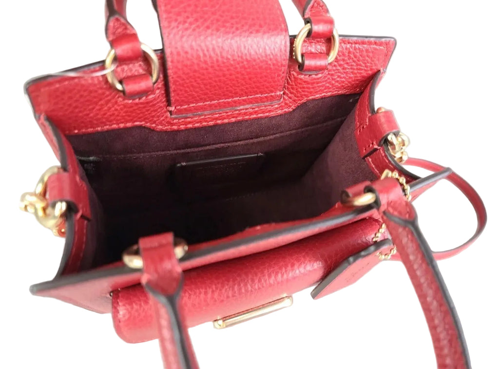 Coach Mini Pepper Crossbody red C6778