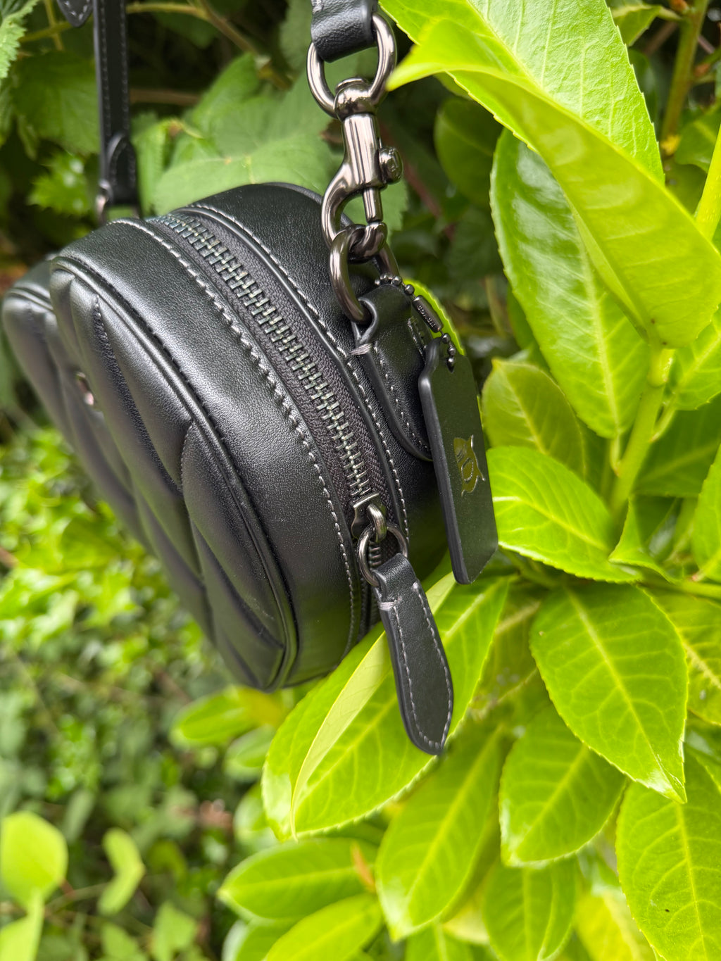 Heart Crossbody Bag with Nappa Leather Quilting