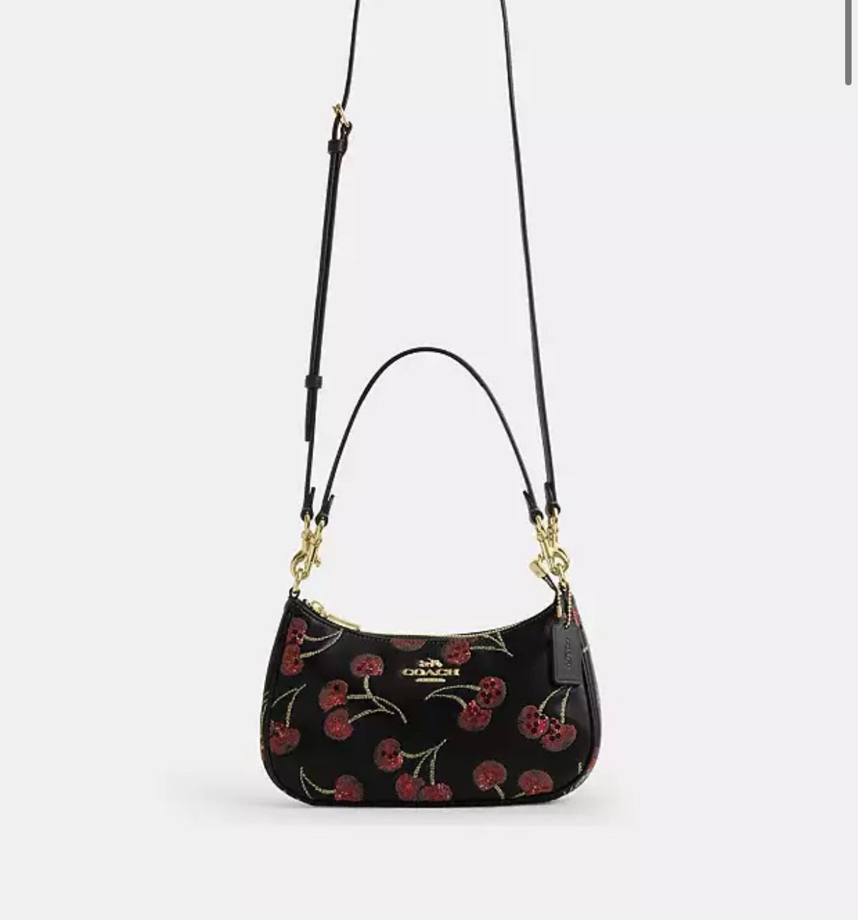 NWT Wristlet + Coach Teri Shoulder Bag  Cherry Print CCZ16