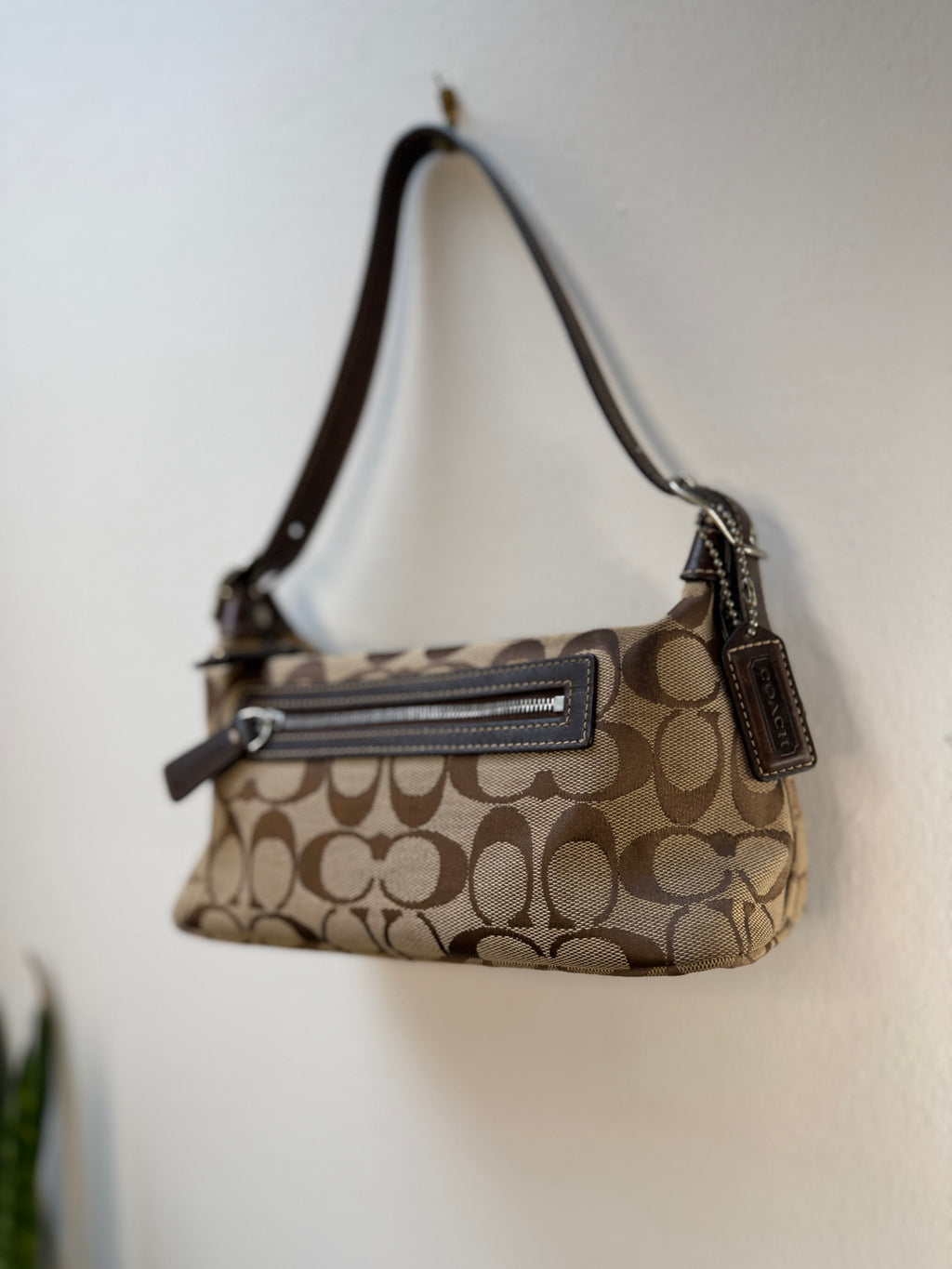 COACH Signature Handbag & Wristlet Set 6044