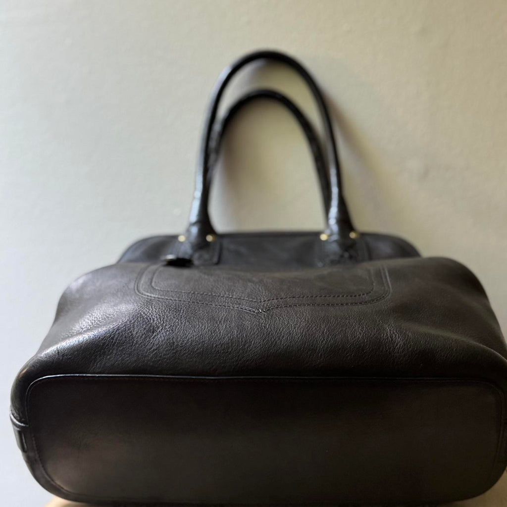 Coach 65th Limited Edition Ed Thompson Legacy Doctor Premium Leather Satchel Shoulder Bag Black 11373