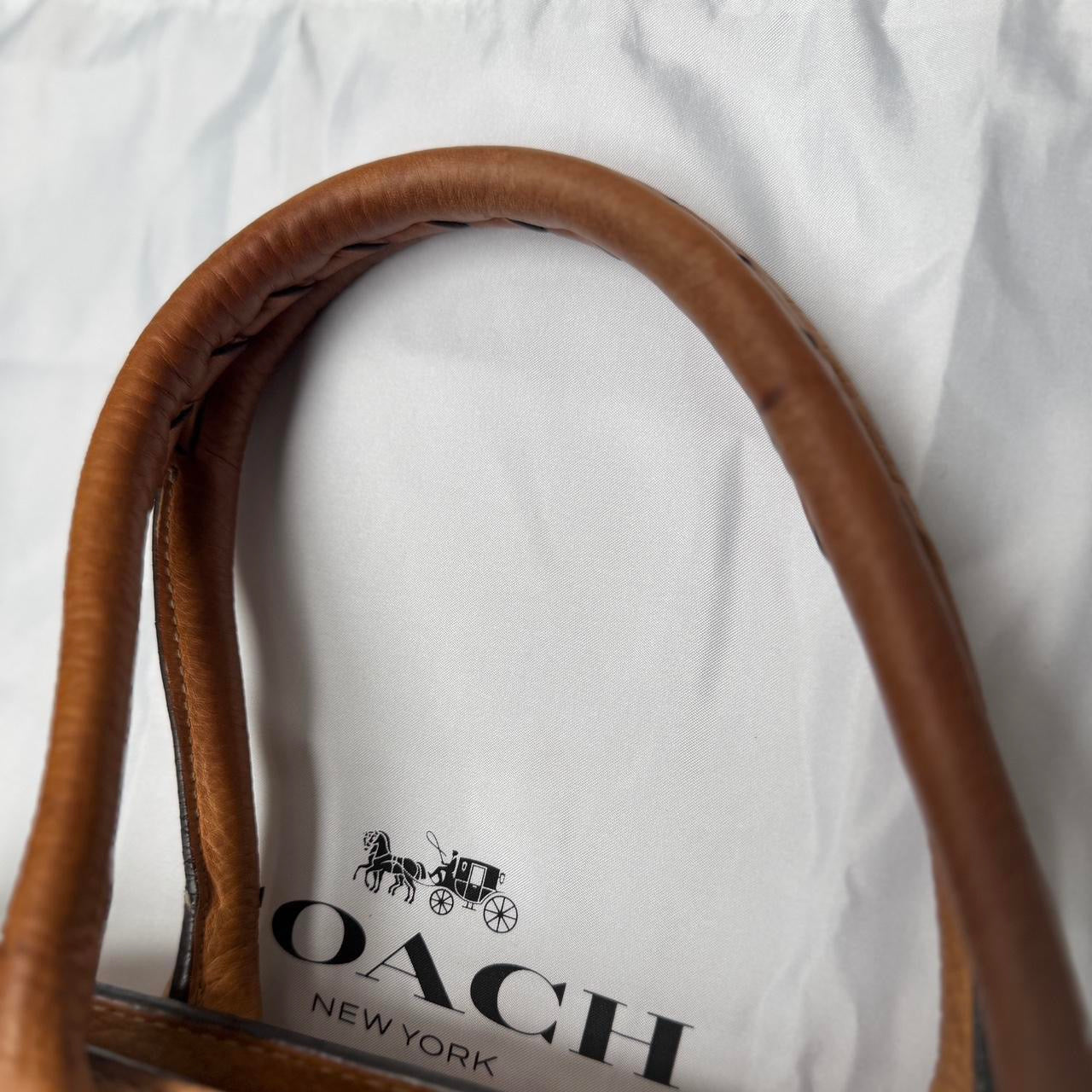 Coach 65th Limited Edition Ed Thompson Legacy Doctor Premium Leather Satchel Shoulder Bag Tan 11373