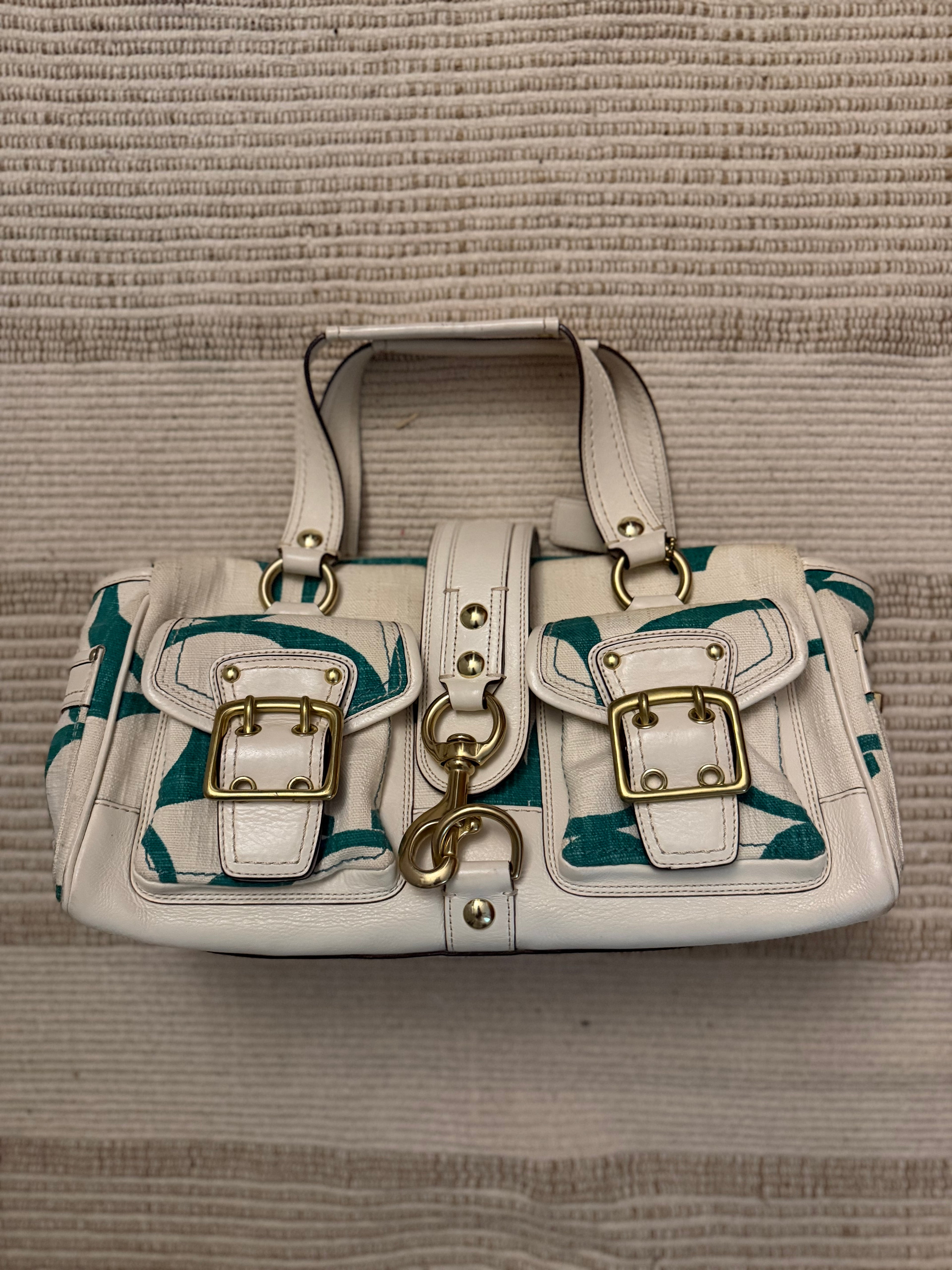 Coach 10827 Legacy Mandy Satchel Bag 65th Anniversary Vintage Y2K Denim