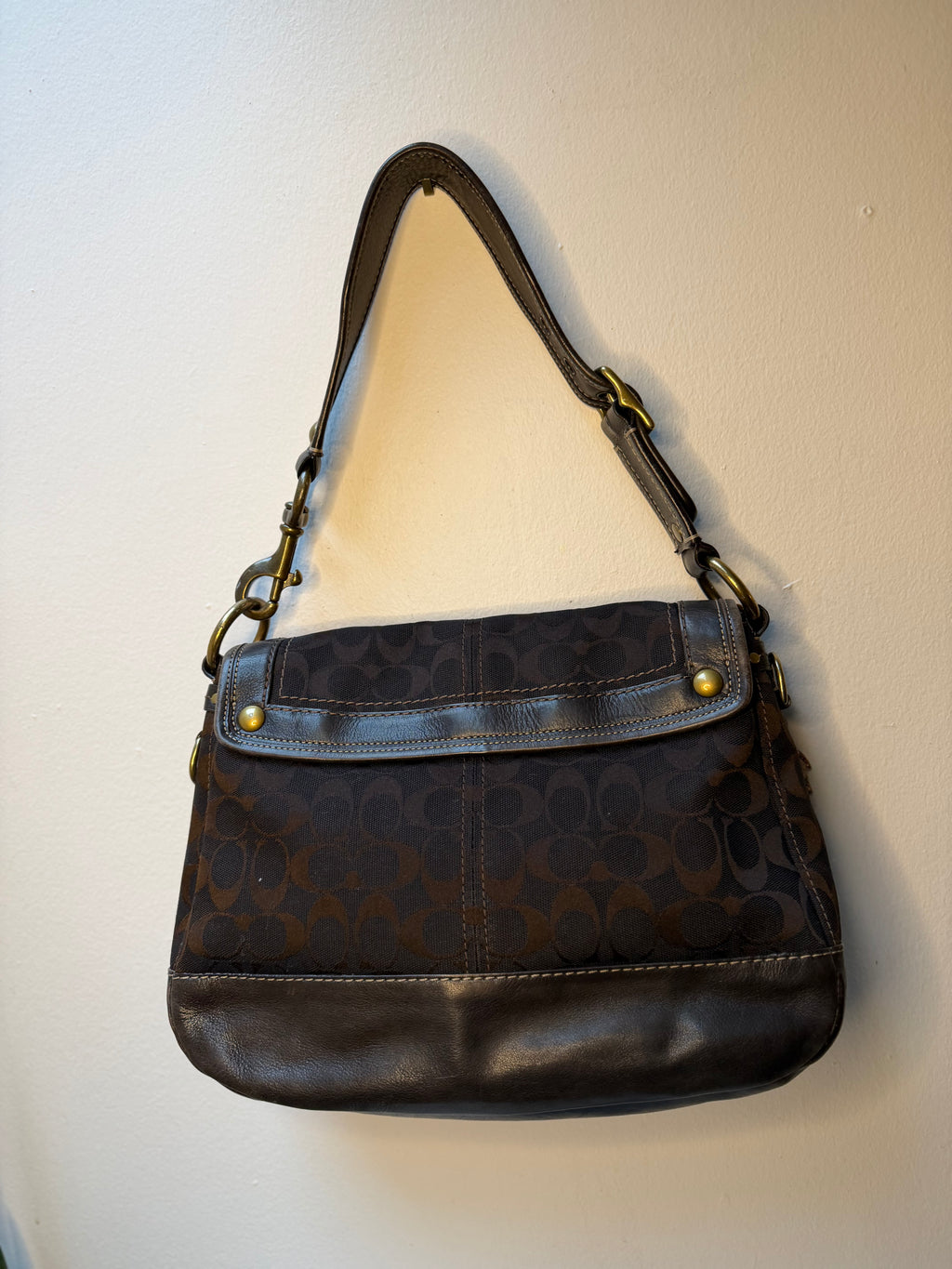 COACH signature Brown 65th Anniversary F11147