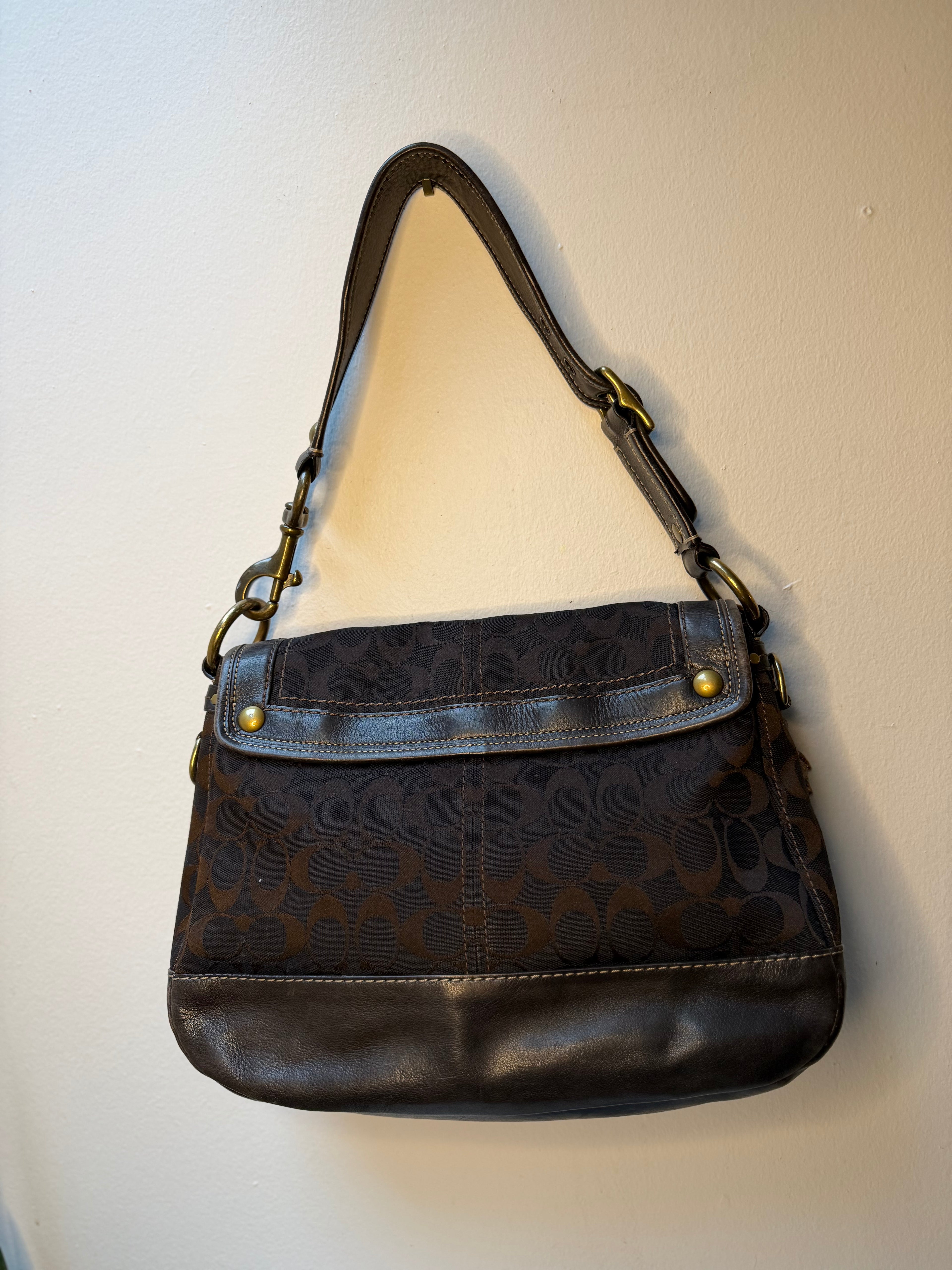 COACH signature Brown 65th Anniversary F11147
