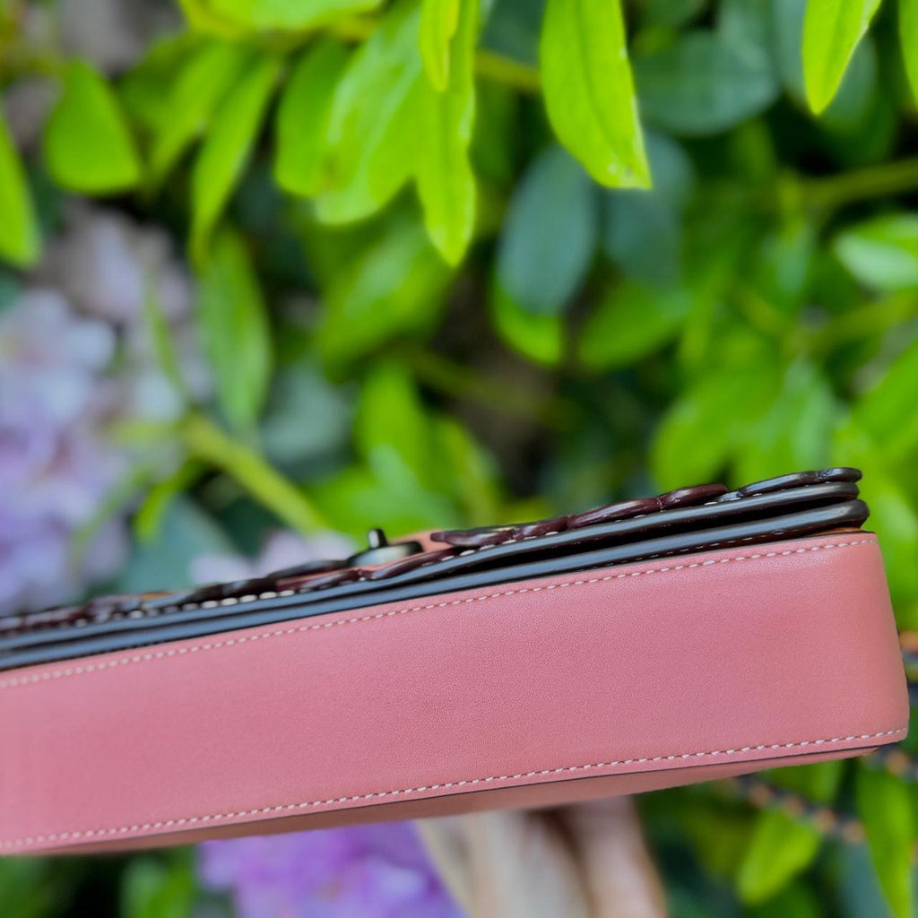 COACH DINKY TEA ROSE CROSSBODY MELON