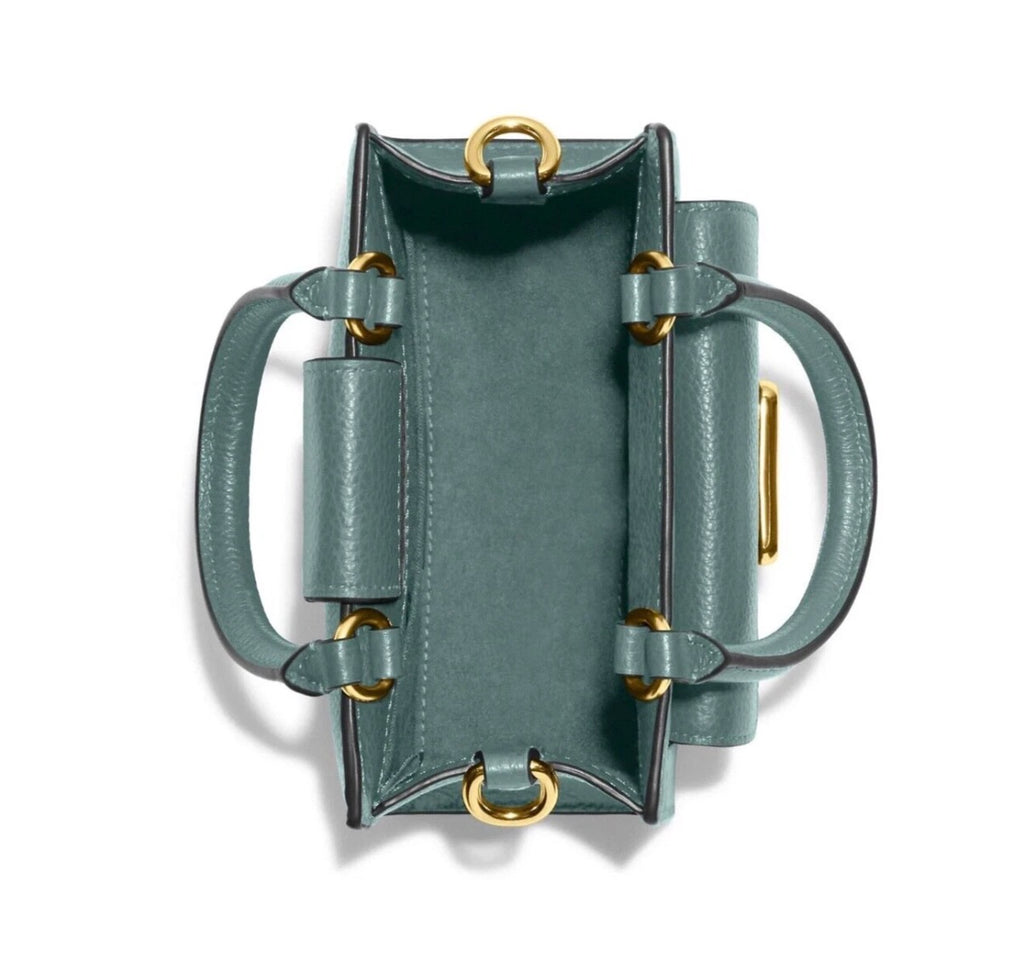 Coach Mini Pepper Marine Teal Crossbody Bag