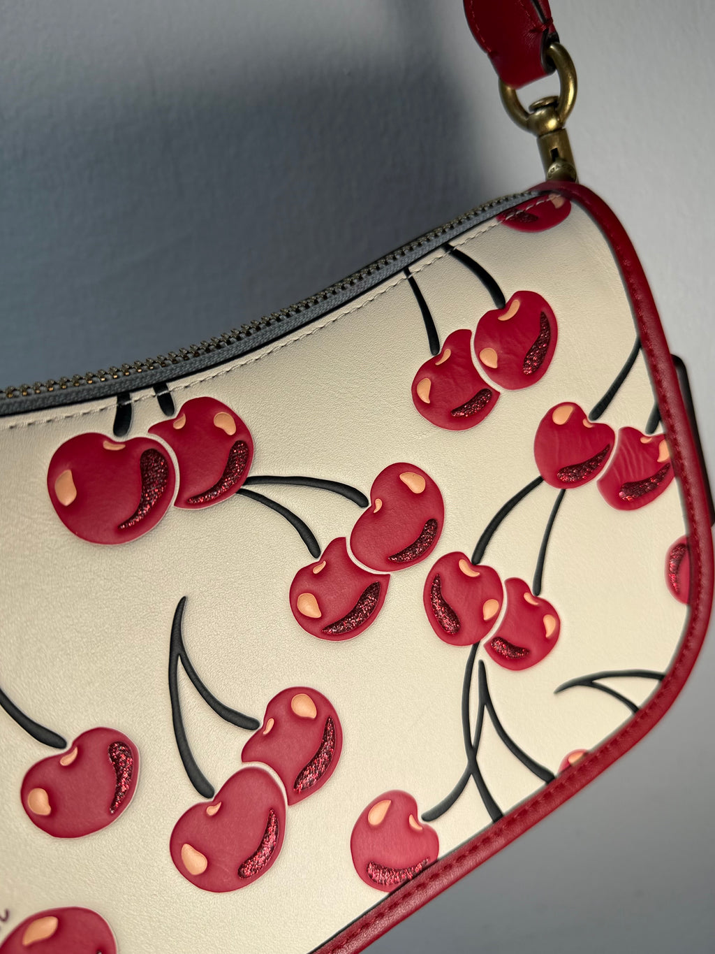 Coach Originals Cherry Leather Swinger 20 Shoulder Bag