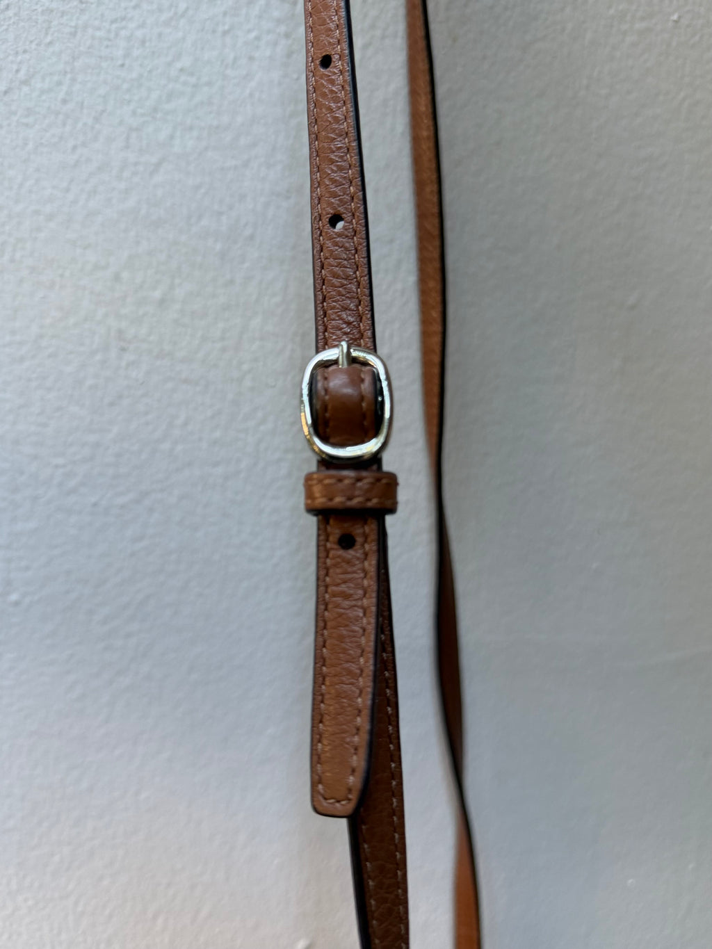 Coach Tan Leather Shoulder Bag with Gold Turnlock