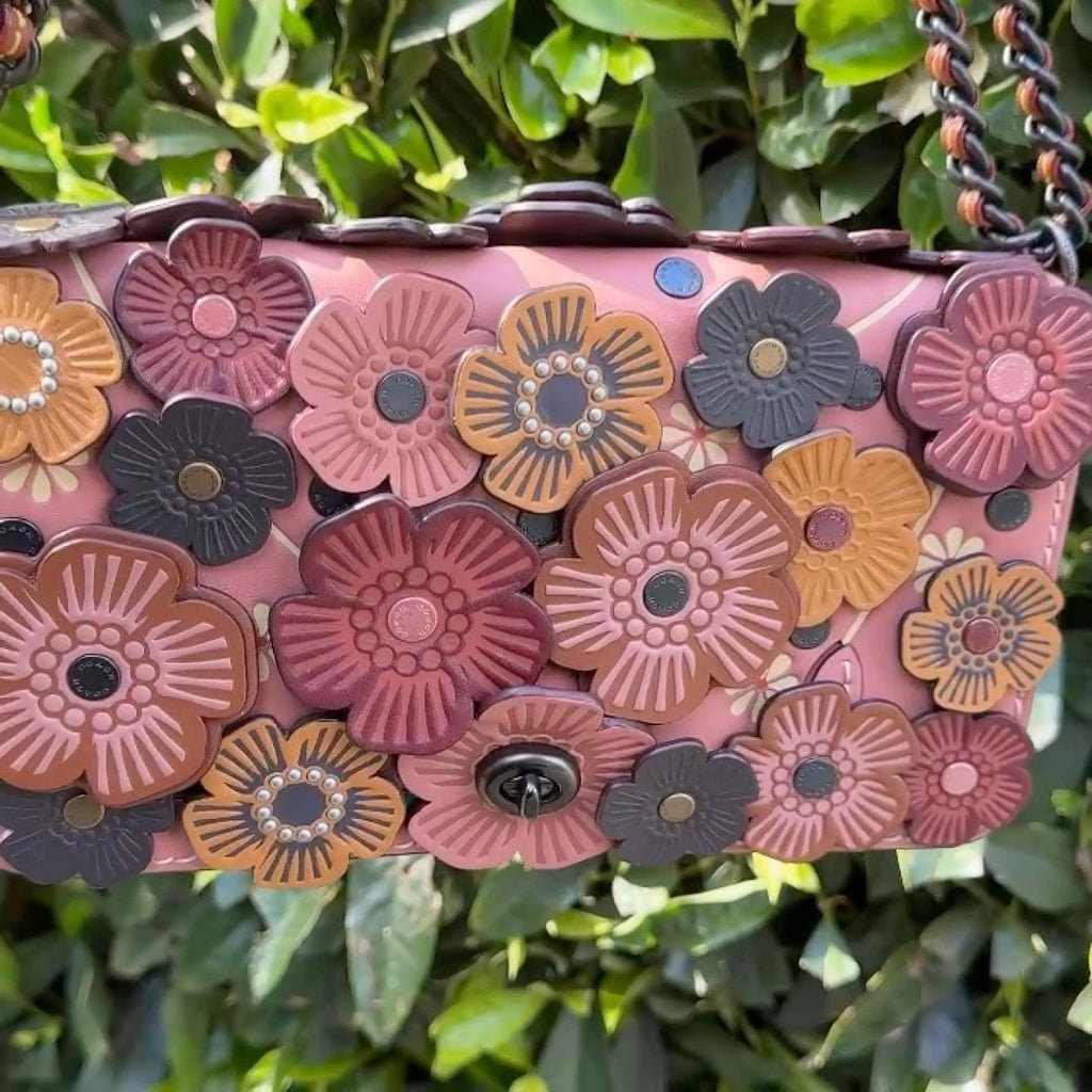 COACH DINKY TEA ROSE CROSSBODY MELON