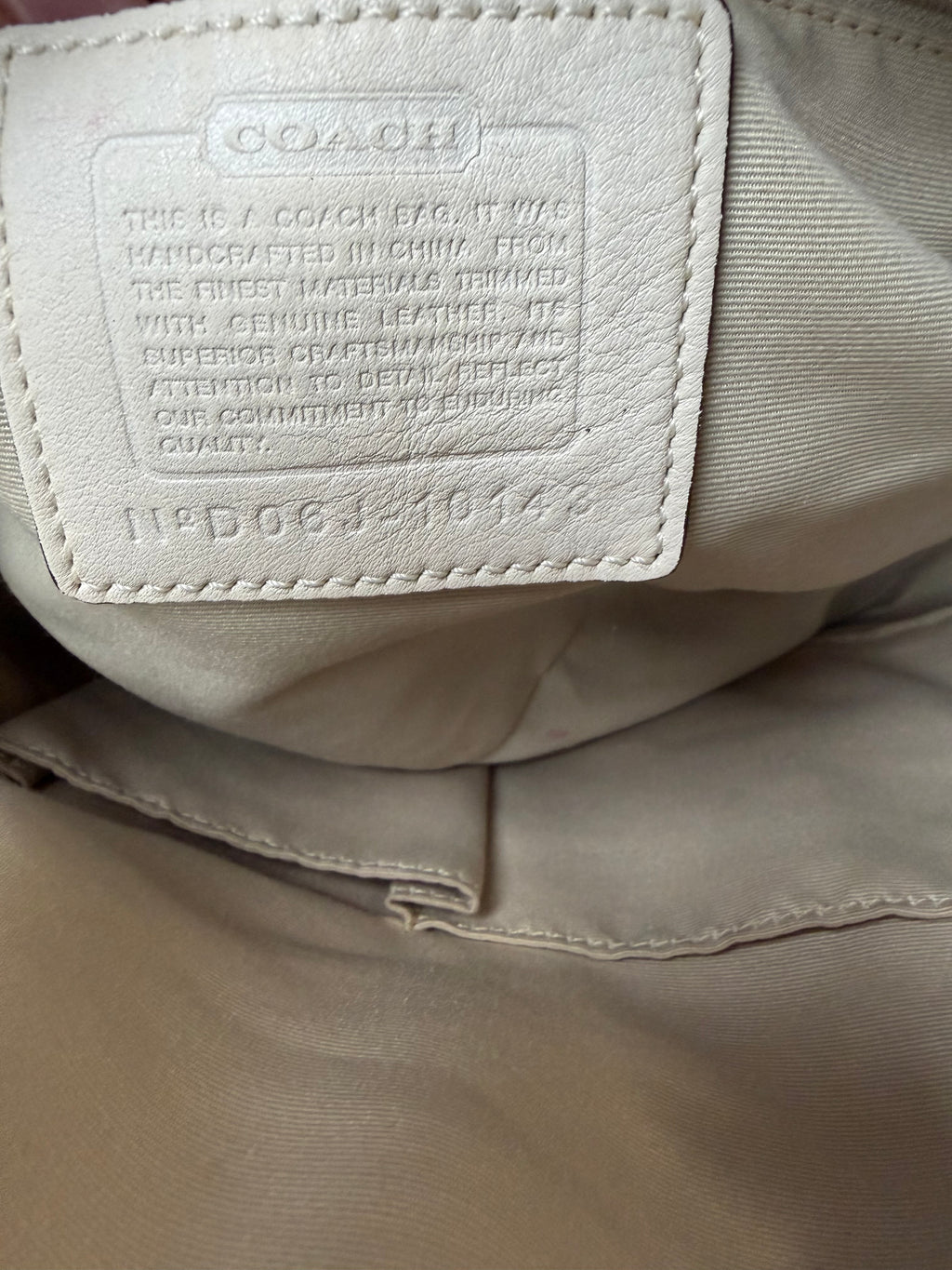 Coach Chelsea Optic White 10143 Signature Shoulder Bag