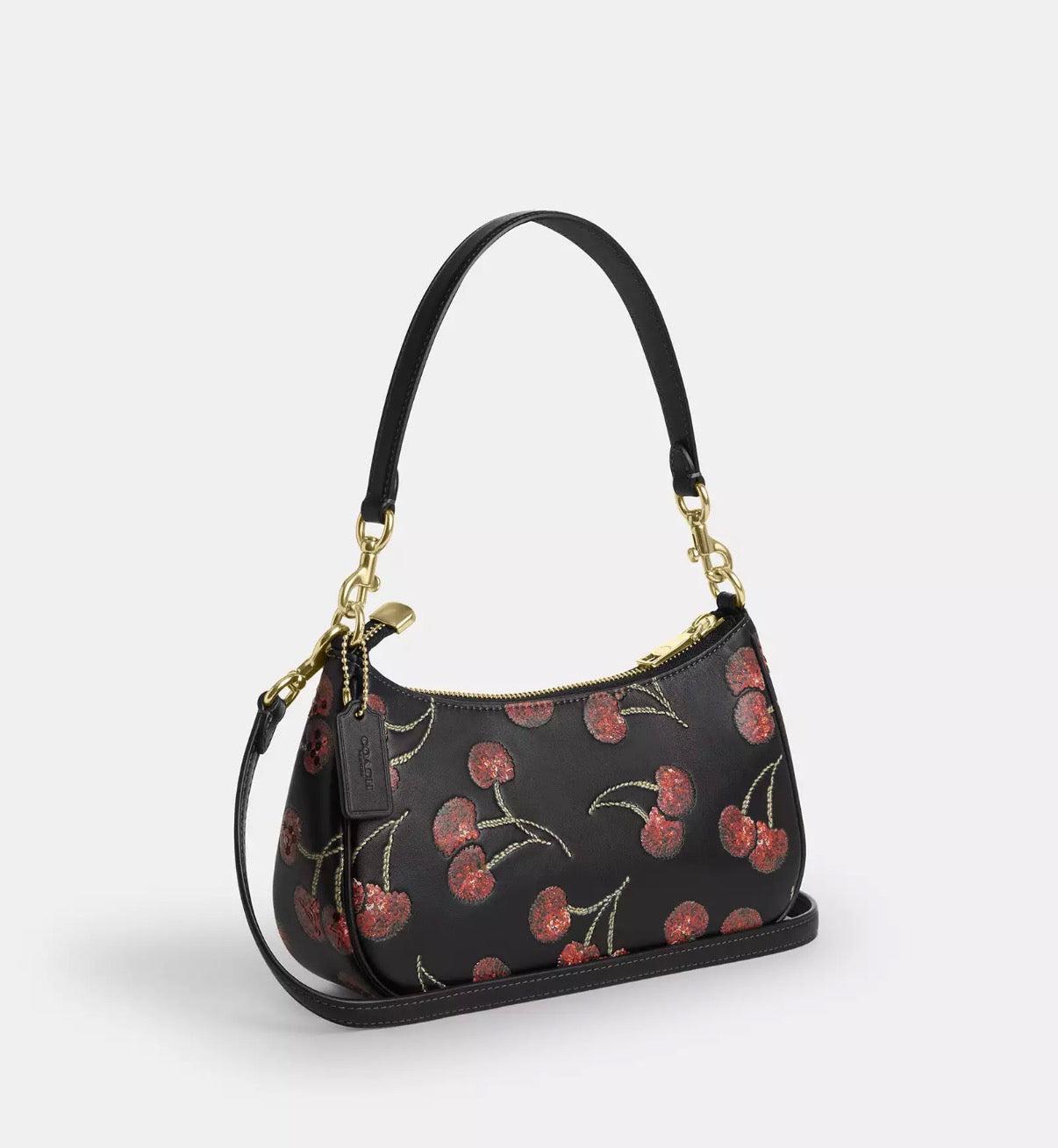 NWT Wristlet + Coach Teri Shoulder Bag  Cherry Print CCZ16
