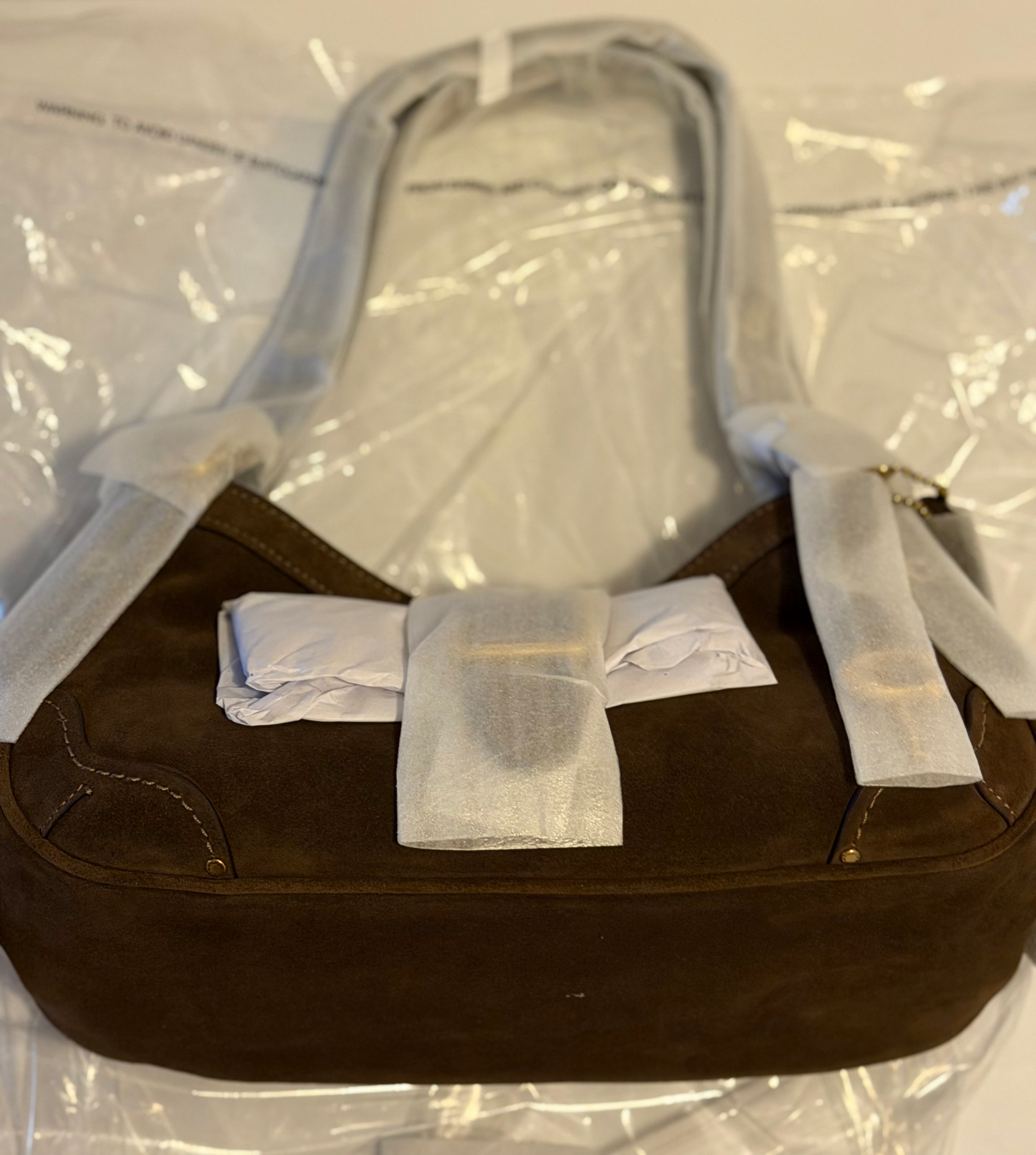 Coach Suede Brown Dark Chocolate Drifter 31