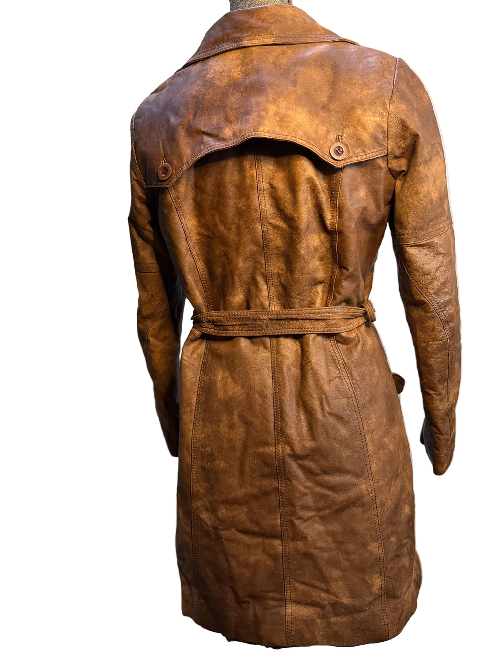 SZ XS Danier Waxed Suede Leather Jacket RemovableRabbit Fur Collar