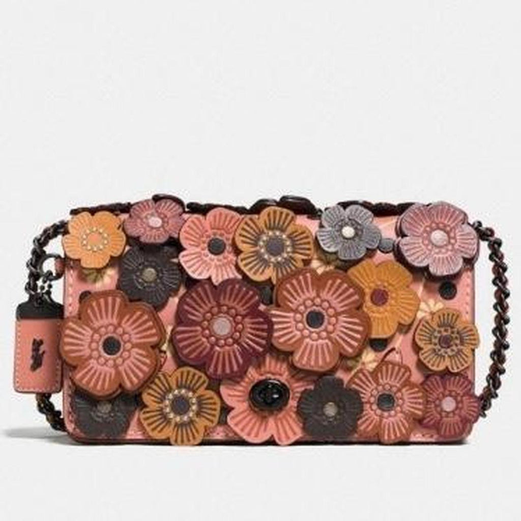COACH DINKY TEA ROSE CROSSBODY MELON