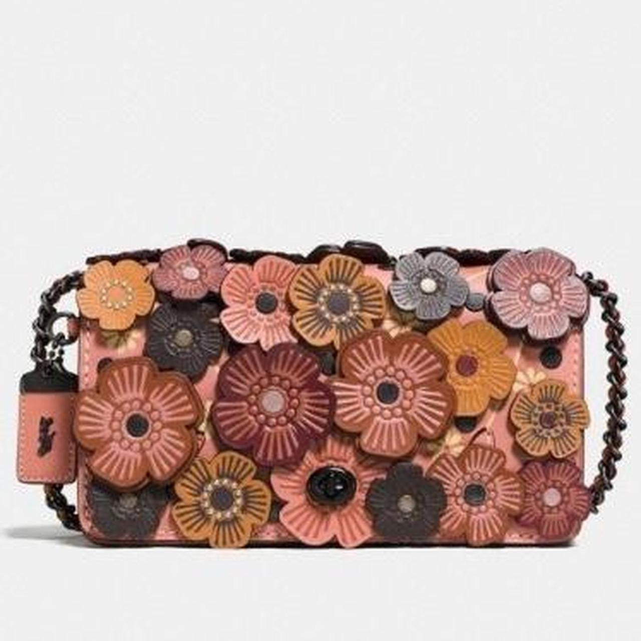 COACH DINKY TEA ROSE CROSSBODY MELON